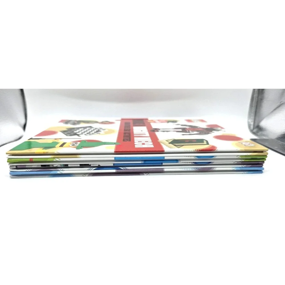 Lego Book Make a Mighty Mech & Other Lego Activities Hardcover Lot of 4 Fun Idea